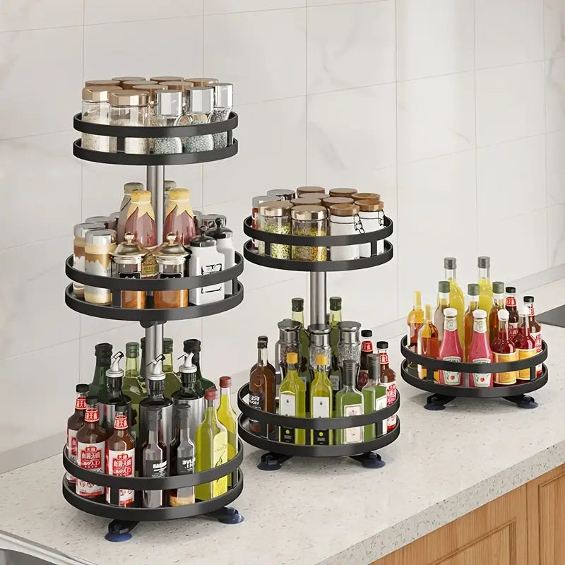 360-Degree Rotating Kitchen Organizer